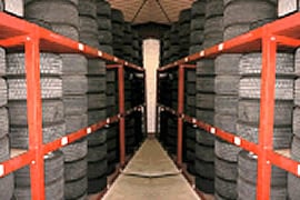 Image of the tire storage service